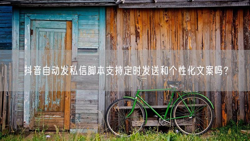 抖音自动发私信脚本支持定时发送和个性化文案吗？
