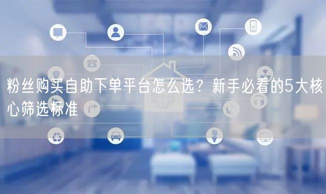 粉丝购买自助下单平台怎么选？新手必看的5大核心筛选标准
